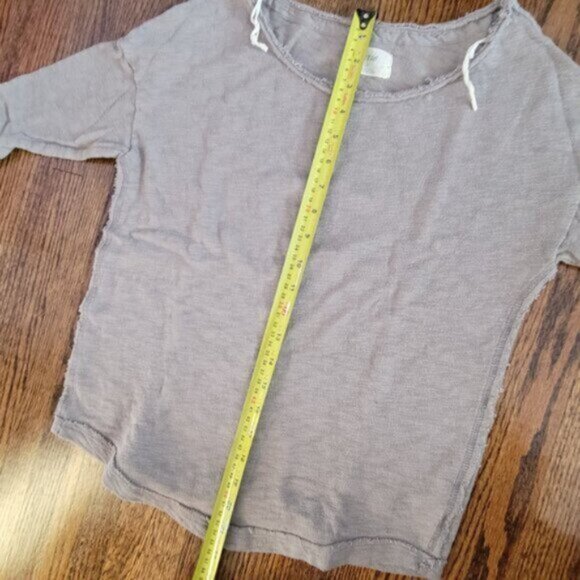 Aerie Vintage 3/4 Sleeve Distressed Lightweight Sweater Women's Size S - Picture 9 of 10